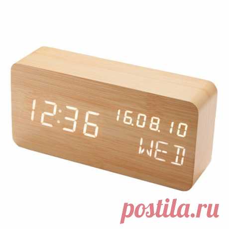 Деревянные часы