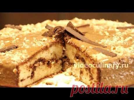 ▶ Рецепт - Шоколадно-ореховый торт от https://videoculinary.ru - YouTube