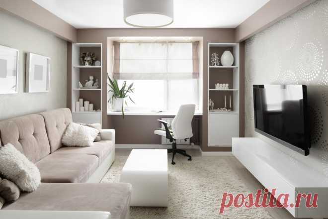 Дизайн зала в хрущевке: примеры после ремонта, варианты обустройства, фото