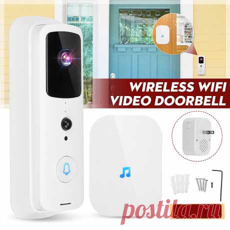 Wireless WiFi Video Doorbell Smart Phone Door Ring Intercom Camera Security Door - US$32.99