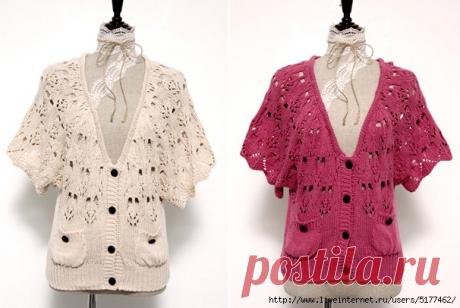 "Летуч@я мышь от J.D.Soul -жакет спицами"