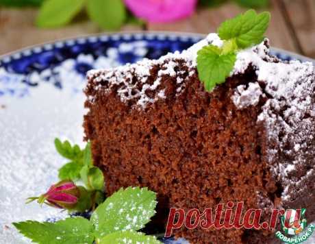 Постный шоколадный кекс - кулинарный рецепт