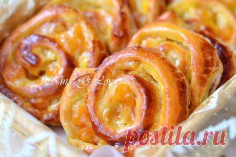 With love, taste and beauty... : Изумительные ванильные французские булочки (Pain aux raisins)