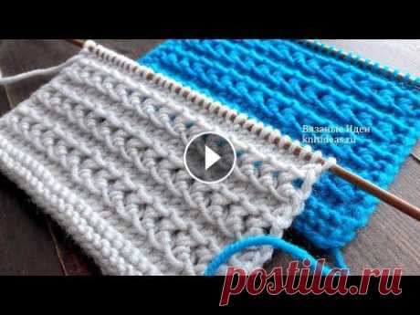 ПРОСТОЙ И КЛАССНЫЙ  узор &quot;Горизонтальные дорожки&quot; спицами!  &quot;Horizontal tracks&quot; pattern! Ажурная горизонтальная дорожка. Количество петель кратно 2, раппорт в высоту 6 рядов. Описание узора: Наш сайт: Телеграм канал: Присоединяйтесь к нам ...