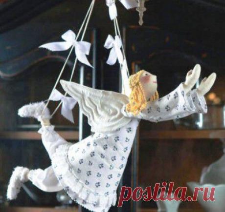 Оригинальная авторская кукла-ангел | Рукоделие и хобби. Видео, : как сделать, сшить, связать своими руками