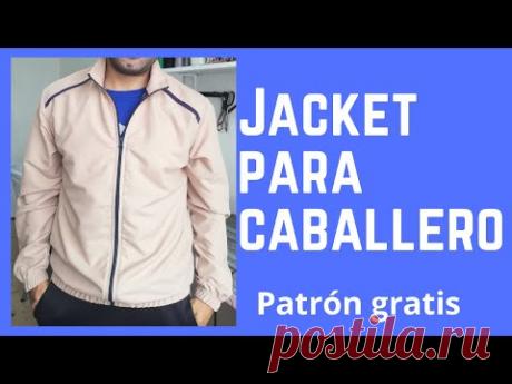 Jacket para hombre - Patrón, escalado, corte y confección paso a paso. Patrón Gratis descargable