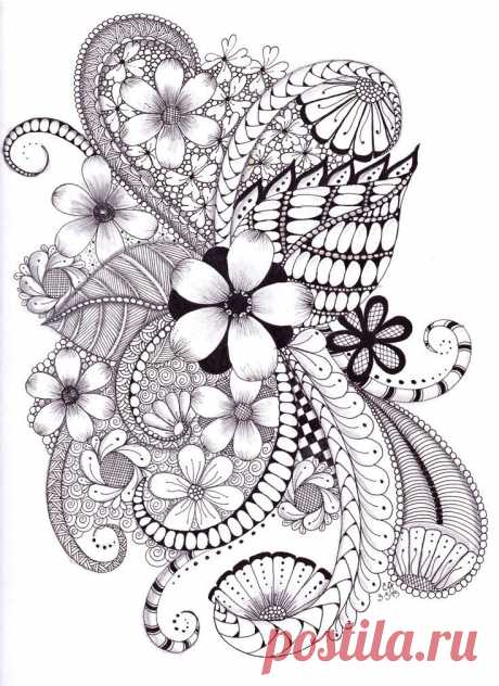Shading with Pen....or what I do with those Old Microns