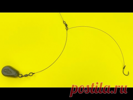 ОТВОДНОЙ ПОВОДОК который действительно работает на 100%! Как привязать поводок к основной леске – обязан знать каждый рыболов, так как некачественно привязанный поводок к леске снижает прочность снасти многократно и может стать причиной схода рыбы, особенно при поклевке крупного экземпляра. Любой узел должен быть надёжным и крепким, чтобы рыба не могла его развязать своими рывками, когда будит происходить поклевка. Очень важно: перед тем как затянуть любой узел, нужно обязательно узел смочить во