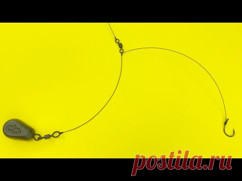 ОТВОДНОЙ ПОВОДОК который действительно работает на 100%! Как привязать поводок к основной леске – обязан знать каждый рыболов, так как некачественно привязанный поводок к леске снижает прочность снасти многократно и может стать причиной схода рыбы, особенно при поклевке крупного экземпляра. Любой узел должен быть надёжным и крепким, чтобы рыба не могла его развязать своими рывками, когда будит происходить поклевка. Очень важно: перед тем как затянуть любой узел, нужно обязательно узел смочить во
