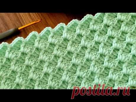 Unique Very Easy Crochet sewing pattern baby blanket for beginners