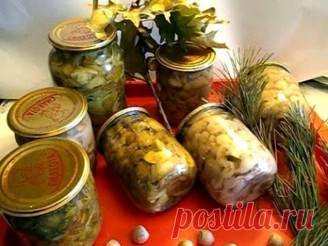 Маринованные белые грибы с луком / Простые рецепты