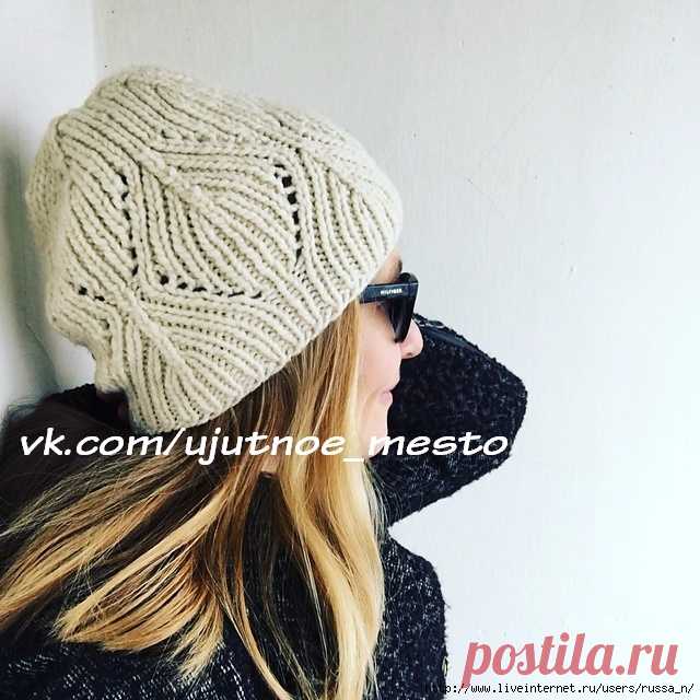 ШАПКА СПИЦАМИ 