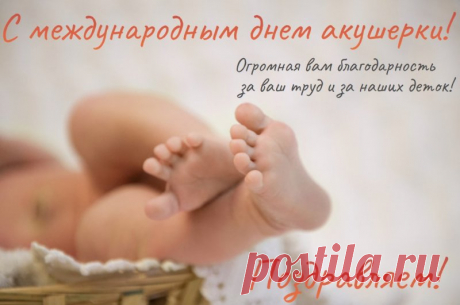Акушерок я сегодня
Нежно поздравляю.
И здоровых малышей
Вам встречать желаю.