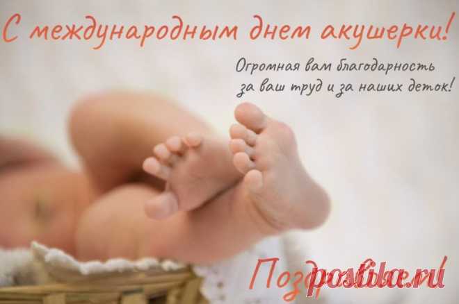 Акушерок я сегодня
Нежно поздравляю.
И здоровых малышей
Вам встречать желаю.