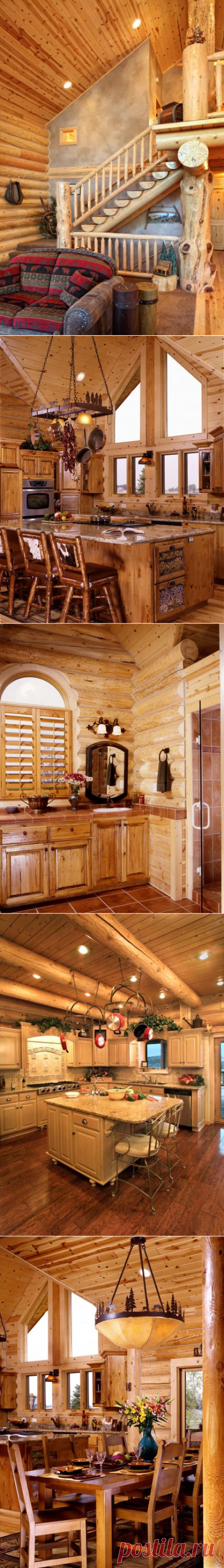 Log Home Interiors | Yellowstone Log Homes