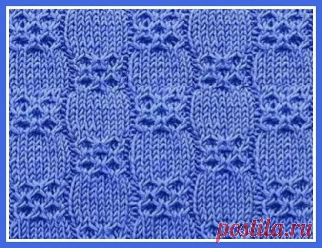 Узоры в копилку любителей вязать спицами