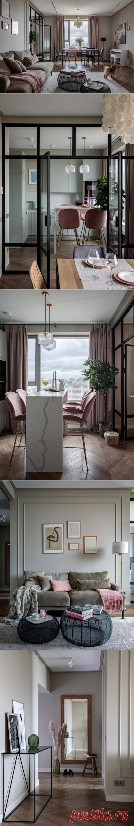 Проект недели: Кухня-гостиная с окнами на восток | Houzz Россия