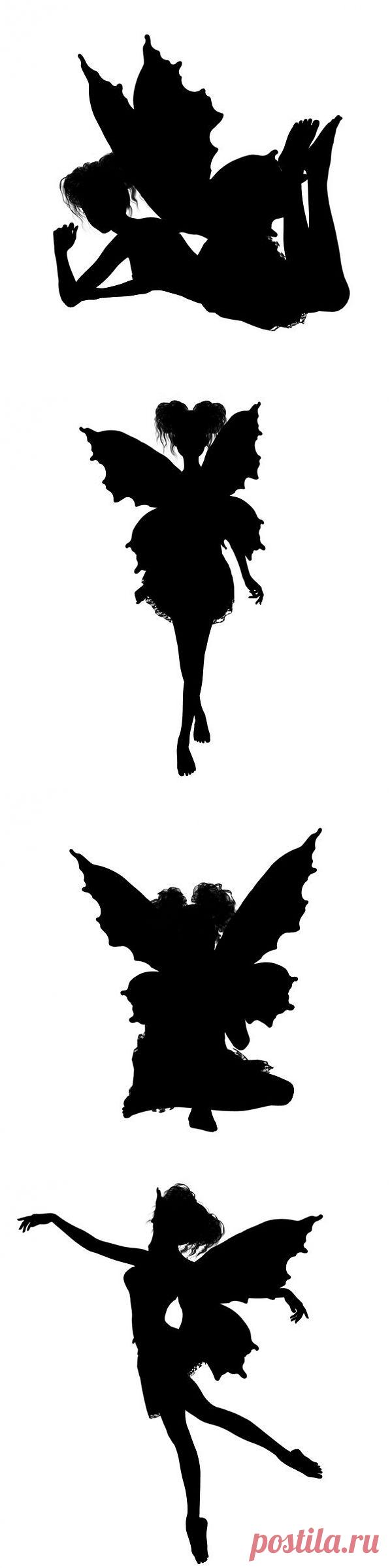 трафареты. Феечки.