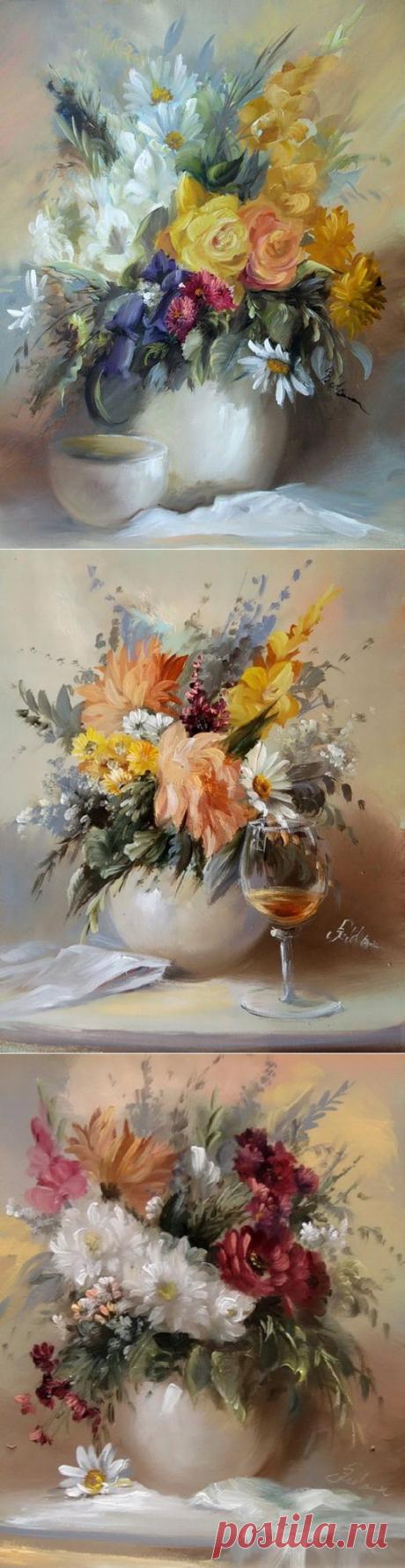 ЧУДНЫЕ БУКЕТЫ ХУДОЖНИЦЫ SZECHENYI SZIDONIA | Самоцветик