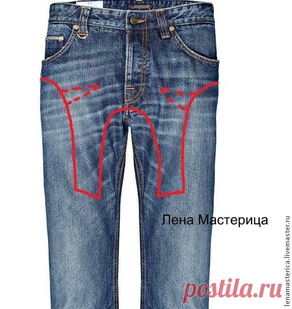 Переделка сарафана с помощью старых джинсов - Ярмарка Мастеров - ручная работа, handmade