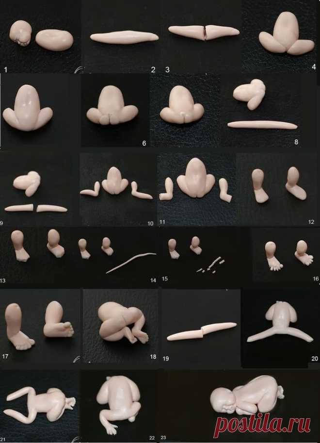 sculpting babies out of polymer clay | Create | Глина, Полимеры и Полимерная Глина