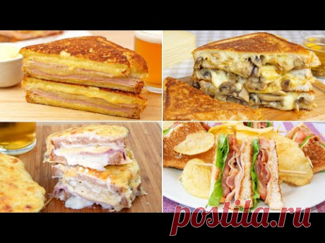 4 SÁNDWICHES IRRESISTIBLES - Fáciles, Rápidos y Deliciosos