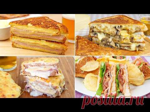 4 SÁNDWICHES IRRESISTIBLES - Fáciles, Rápidos y Deliciosos