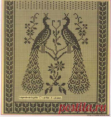 Вышивка &quot;Жар птица&quot;.Схема..