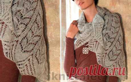 Ажурный платок | knitt.net