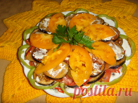 Кабачки с майонезом, зеленью и чесноком