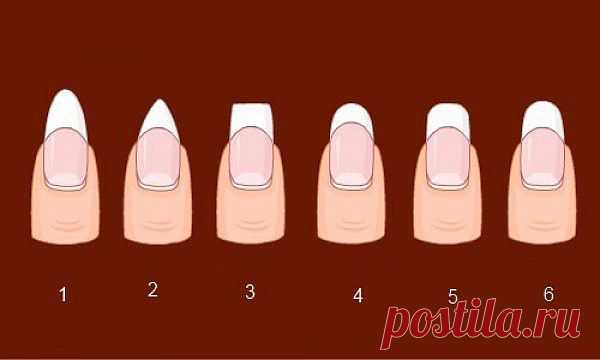 КАКАЯ ФОРМА НОГТЕЙ ТЕБЕ ПОДХОДИТ?