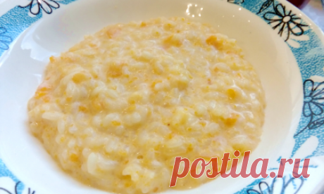 Тыквенная каша с рисом - Простые рецепты Овкусе.ру