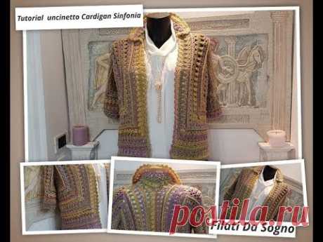 TUTORIAL Cardigan Sinfonia, uncinetto, PRIMA PARTE