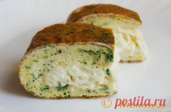 Омлет-суфле: очень вкусный, нежный и воздушный