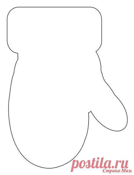 Новогодние открытки-рукавички - Клуб Новогодних Идей или Готовь сани летом. - Страна Мам