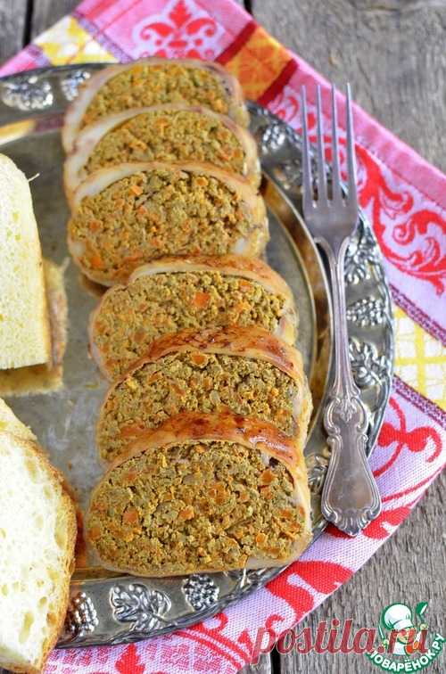 Паштет печеночный запеченный - кулинарный рецепт