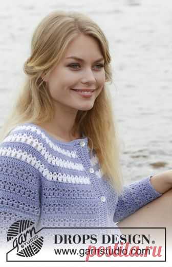 Кардиган крючком Meet Me in Provence - блог экспертов интернет-магазина пряжи 5motkov.ru