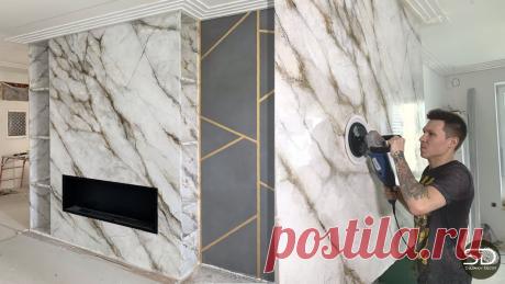 Белый мрамор из венецианской штукатурки! В этом видео хочу поделится с вами процессом проделанной работы по созданию текстуры мрамора из венецианской штукатурки.Данный способ нанесения отчасти экспе...