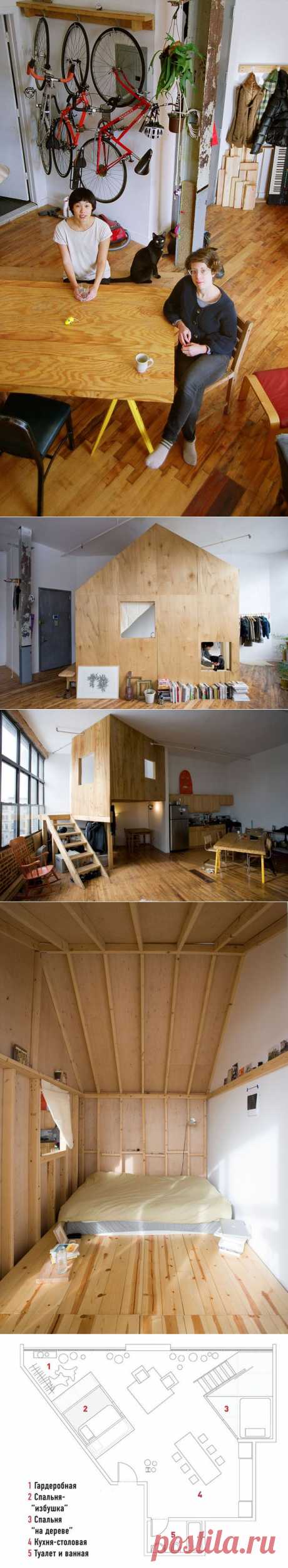 Лофт в Бруклине, 75 м² | Маленькие пространства | admagazine