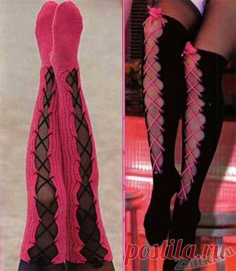 Вязаные гольфы,несколько вариантов