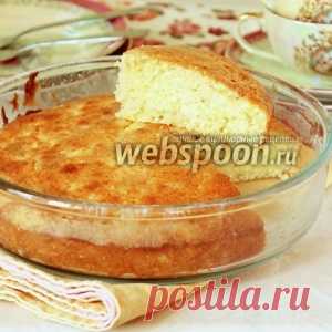 Сметанный пирог с тёртыми яблоками