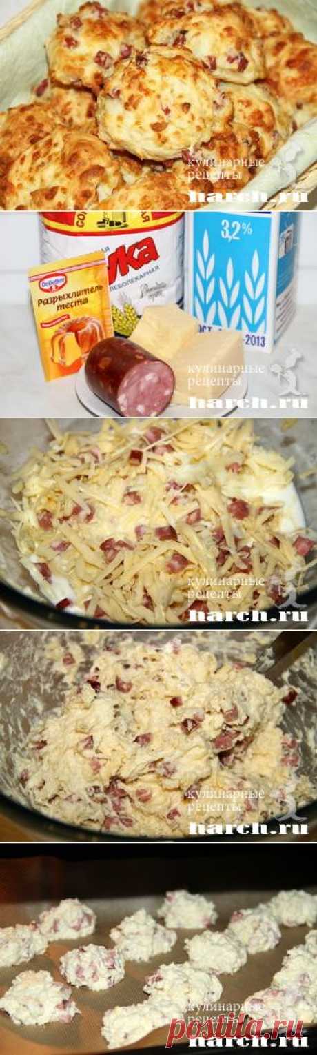 Булочки с колбасой и сыром | Харч.ру - рецепты для любителей вкусно поесть
