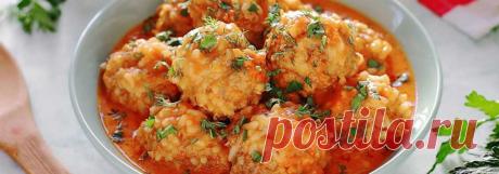 Ежики из фарша с рисом в томатном соусе • Рецепт Приготовленные по этому рецепту ежики из фарша с рисом в томатном соусе получаются аппетитными, сытными и очень вкусными.
