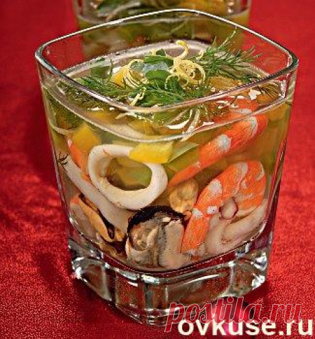 Заливное Морское дно - Простые рецепты Овкусе.ру