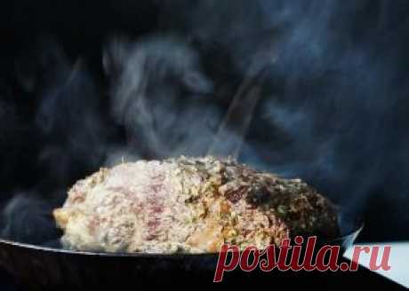 мясо в сливочном масле с травами