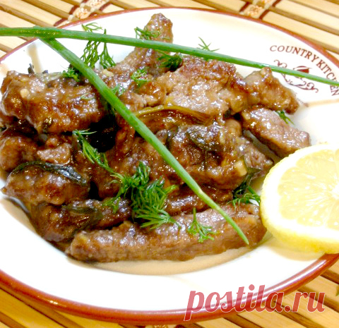 Говядина в лимонном соусе 
Вкус (в еде) - очень непредсказуемая и индивидуальная вещь. Никогда не знаешь, когда что может понравиться. Что-то, как ни старайся, вызывает непреодолимое отвращение, к чему-то нужно долго привыкать…