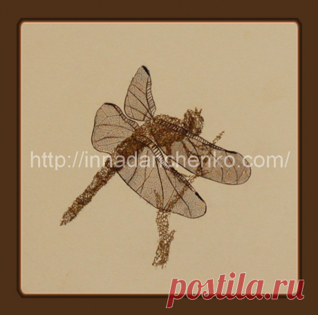 Картины из листьев