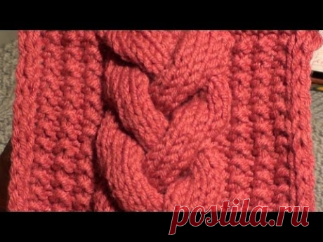 Узоры спицами. Объемные косы