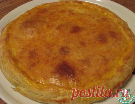 Сырный пирог с луком – кулинарный рецепт