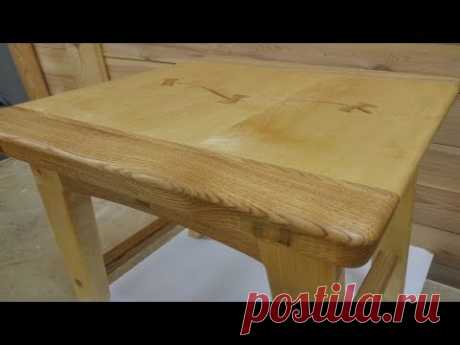 Табурет без гвоздей и шурупов. Stool without nails and screws.